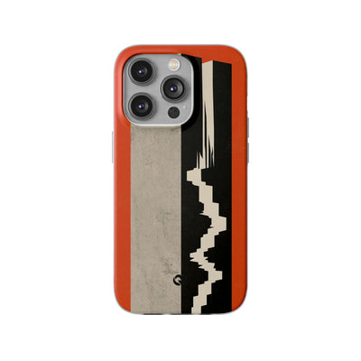 Orange Lite Phone Case for iPhone - Orange Monolith Rift