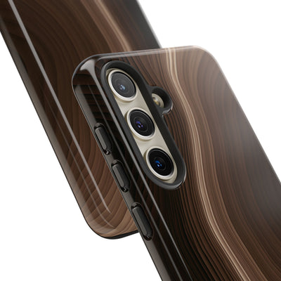 Brown Tough Phone Case for Samsung - Bronzed Canyon Relief