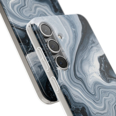 Suminagashi Ink Flow · Lite Phone Case for Samsung · Grey