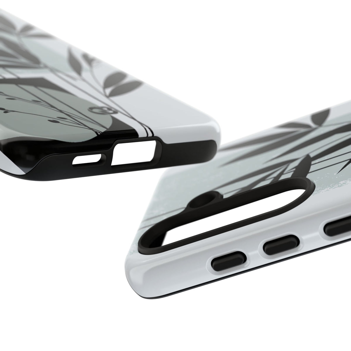Zen Bamboo Silhouette · Tough Phone Case for Samsung · Green