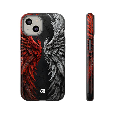 Split Crimson Wing · Tough Phone Case for iPhone