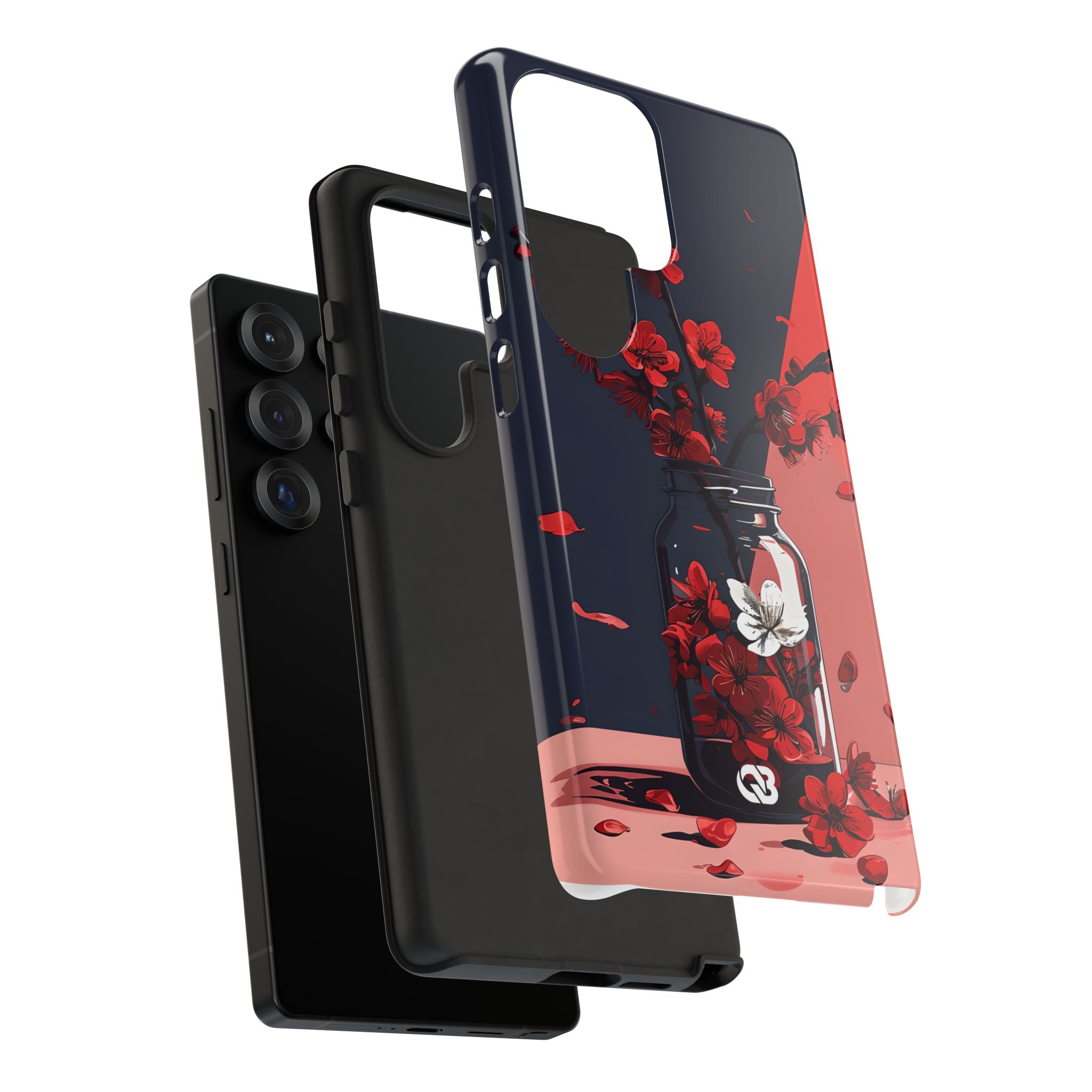 Crimson Blossom Jar · Tough Telefoncover til Samsung