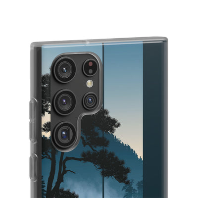 Blue Lite Phone Case for Samsung - Kyoto Mist Pine