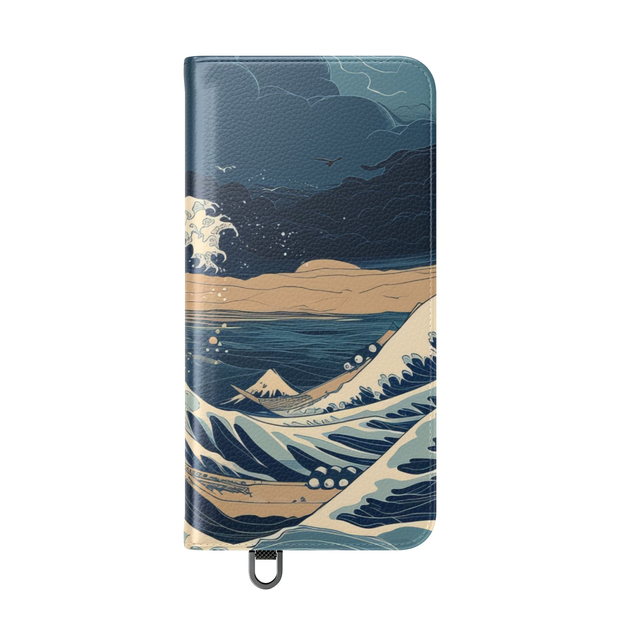 Cresting Navy Wave - Samsung S25+ Case - Lompakko