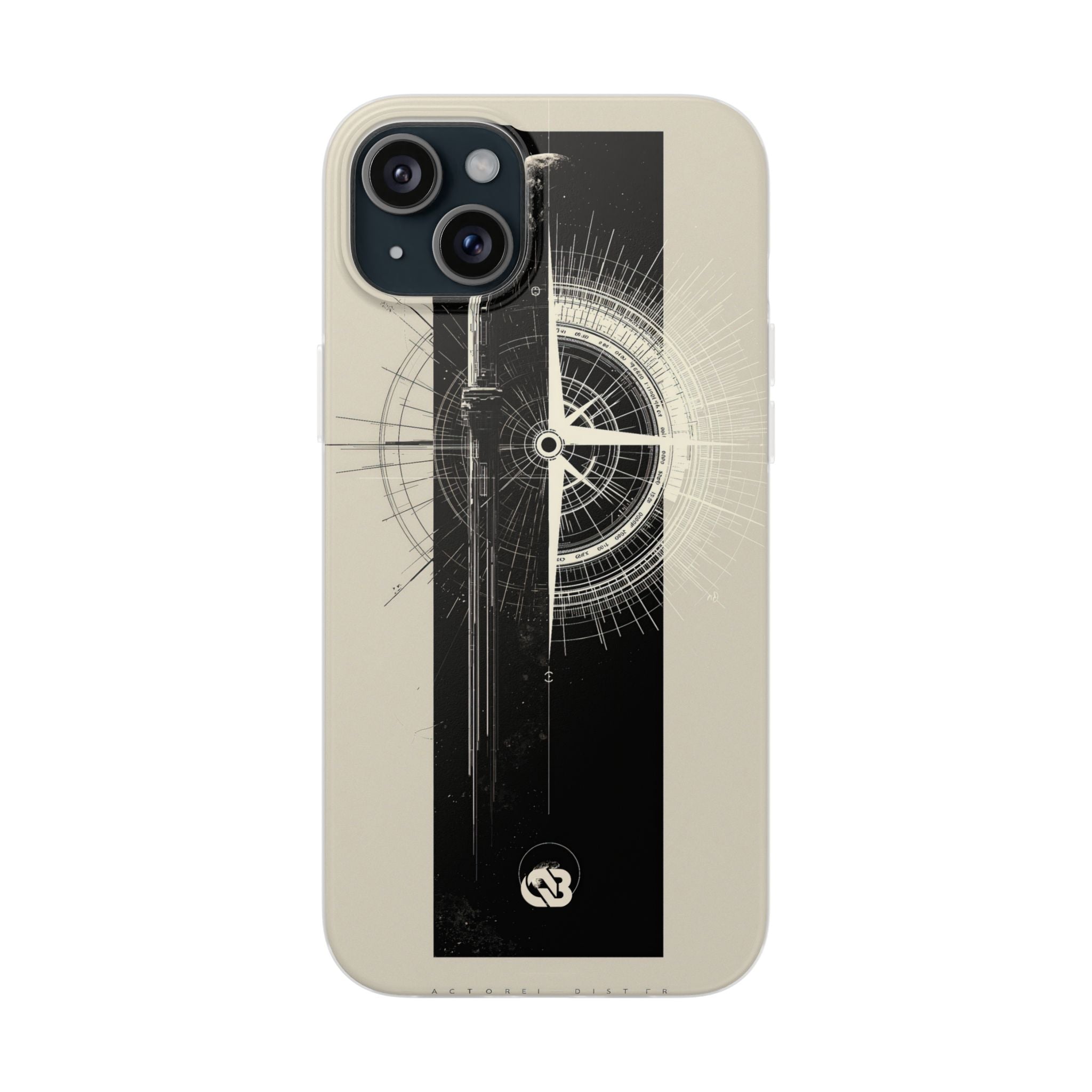 Beige Lite Phone Case for iPhone - Zenith Vector Spire