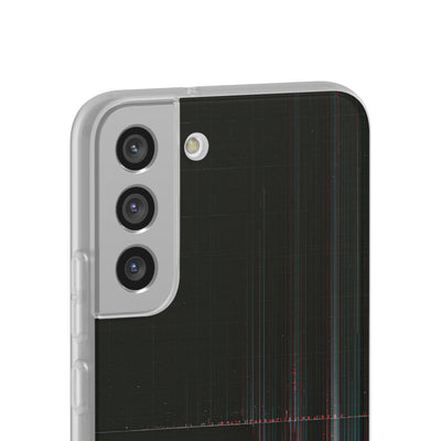 Black Lite Phone Case for Samsung - Corrupted Data Stream