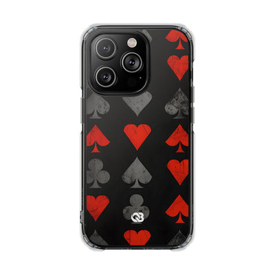 Crimson Ash Suits · Impact Hoesje voor iPhone · Magsafe