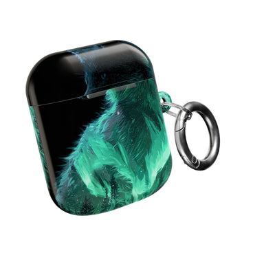 Nordic Aurora Fox · Hard Case for AirPods & AirPods Pro · Teal