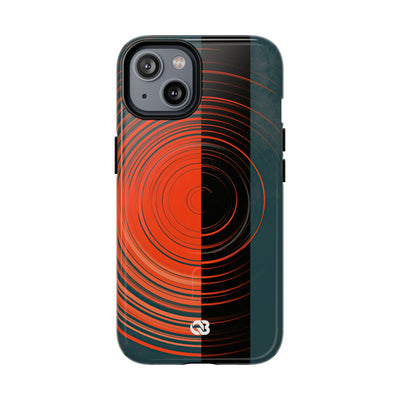 Teal Tough 2.0 Magsafe Phone Case for iPhone - Burnt Slate Radial