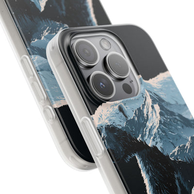 Nordic Arctic Bear · Lite Phone Case for iPhone ·  Black