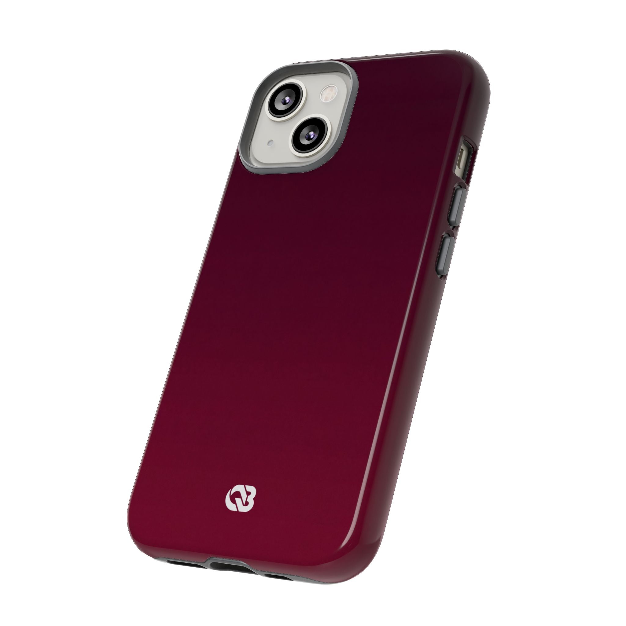 Red Tough Phone Case for iPhone - Deep Sangria Gradient