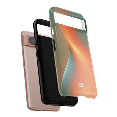 Radiant Contour · Tough Phone Case for Pixel ·  Orange
