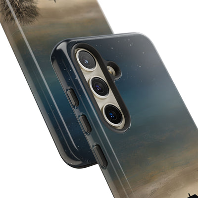 Midnight Cabin Glow · Tough Handyhülle für Samsung