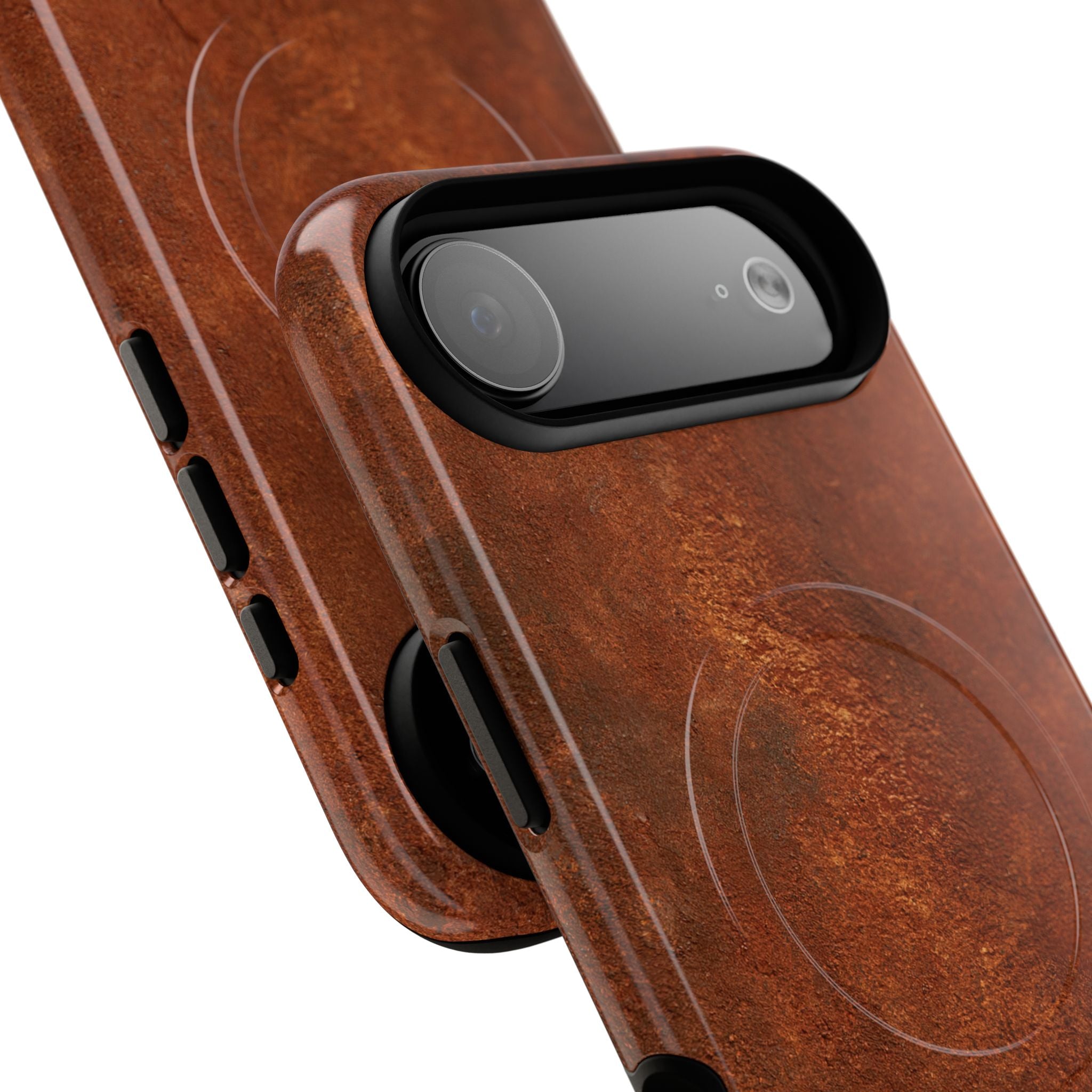 Orange Tough 2.0 Magsafe Phone Case for iPhone - Oxidized Iron Crust