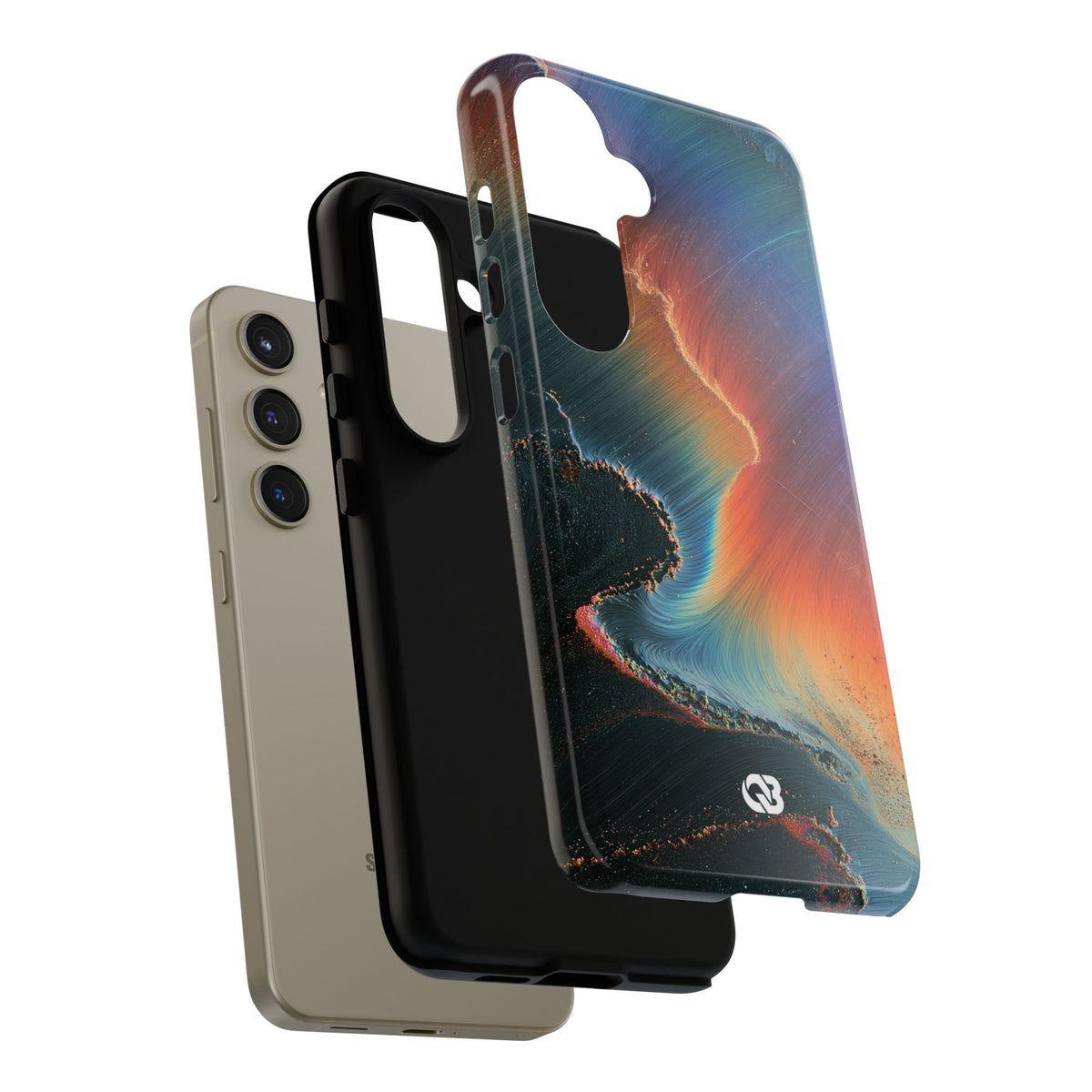 Prismatic Aura Shift · Tough Phone Case for Samsung · Blue