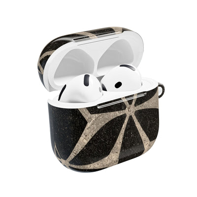 Concrete Mosaic Star · Hard Case for AirPods & AirPods Pro · Black