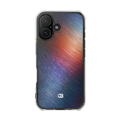 Radiant Energy Stream · Clear Impact Magnetic Phone Case for iPhone · Blue