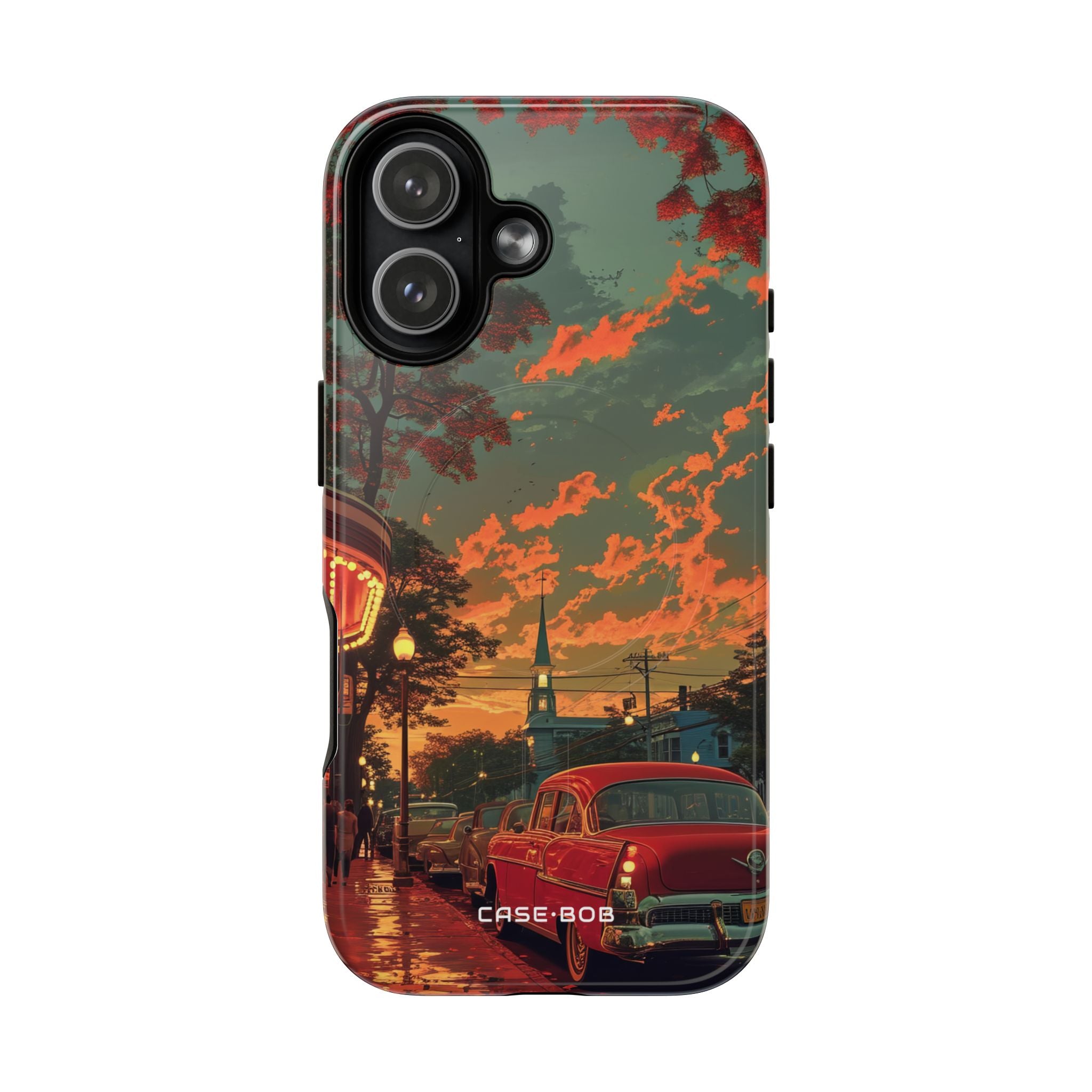 Crimson Classic iPhone 17 Case - Tough+ - CASE•BOB