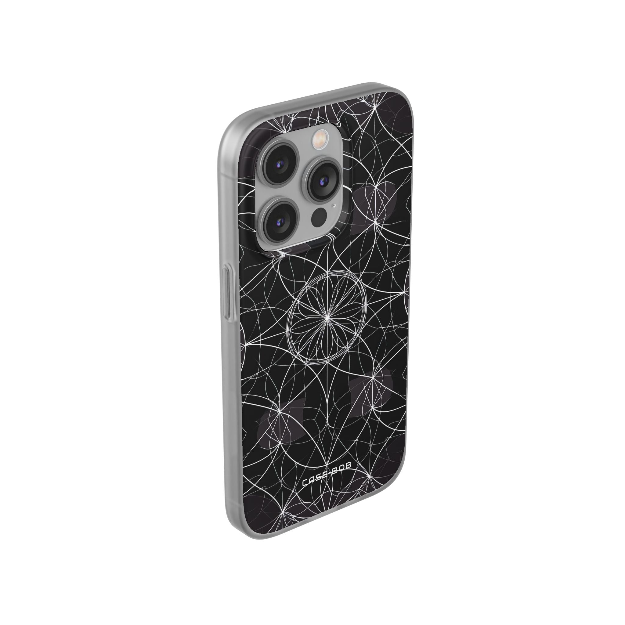 Strahlender Blütenblatt-Orbit iPhone 14 Pro Case - Soft