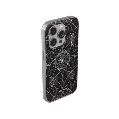Strahlender Blütenblatt-Orbit iPhone 14 Pro Case - Soft