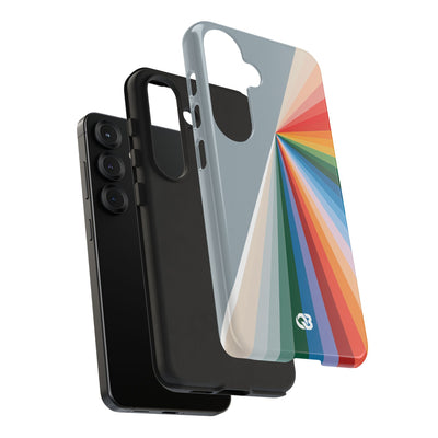 Grey Tough Phone Case for Samsung - Slate Prism Burst