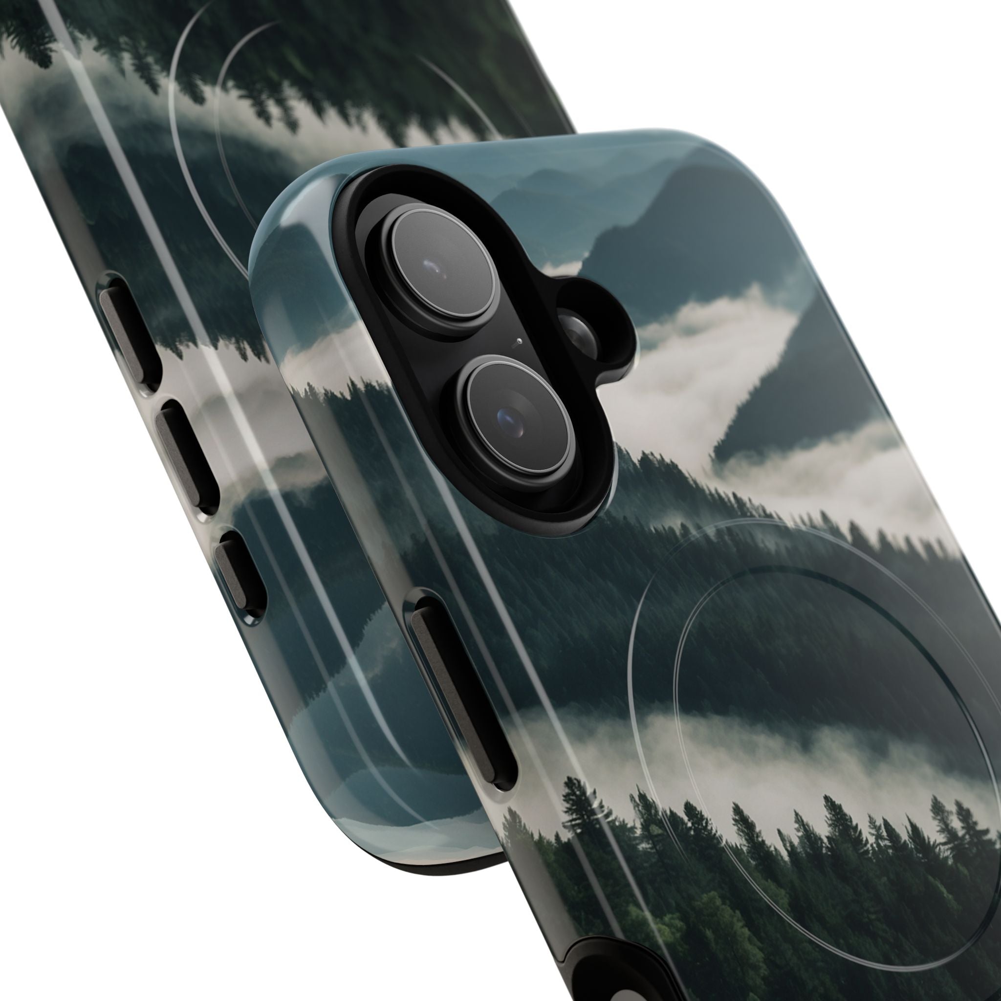 Misty Pine Peaks · Tough+ Phone Case for iPhone · Magsafe