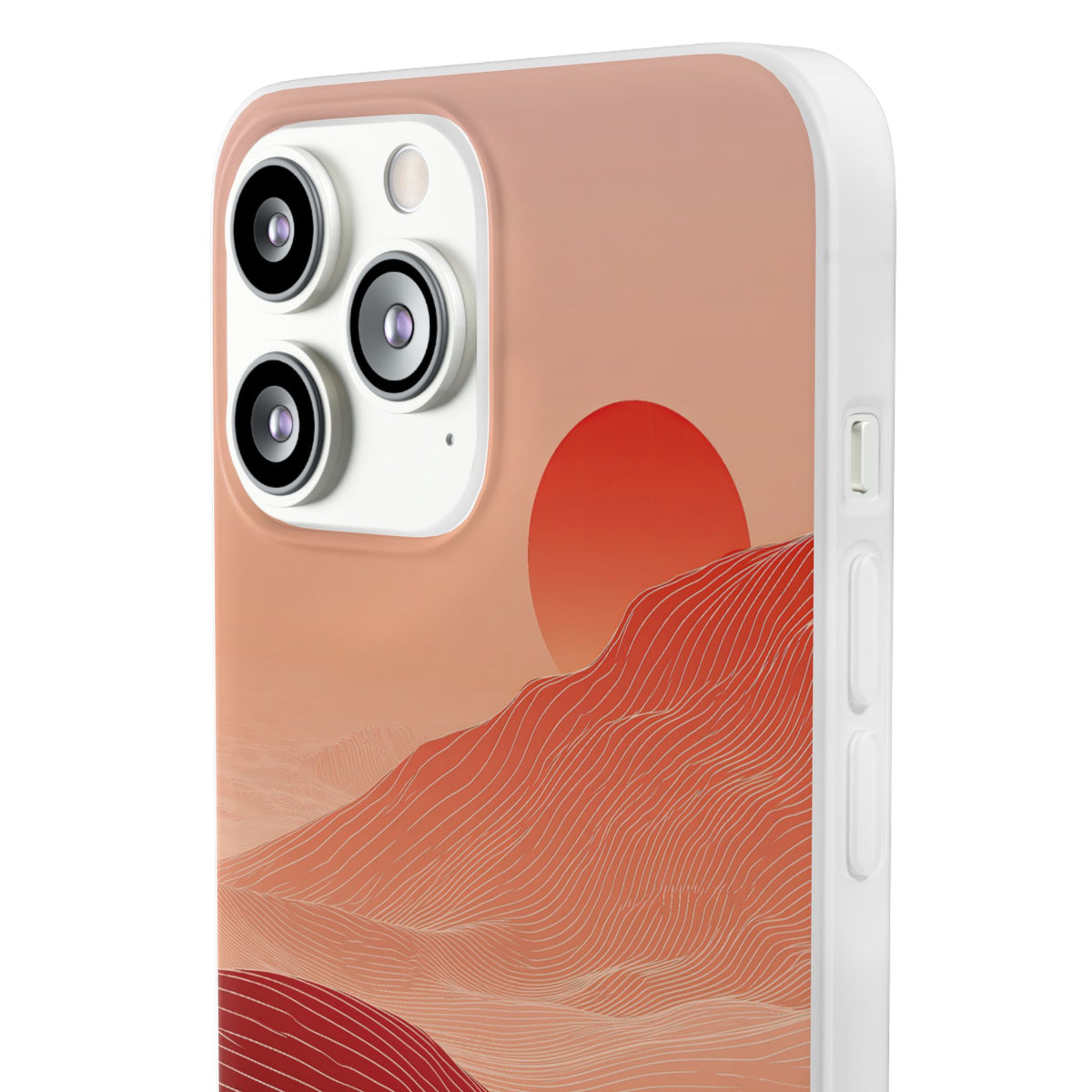 Crimson Horizon · Lite Phone Case for iPhone ·  Red