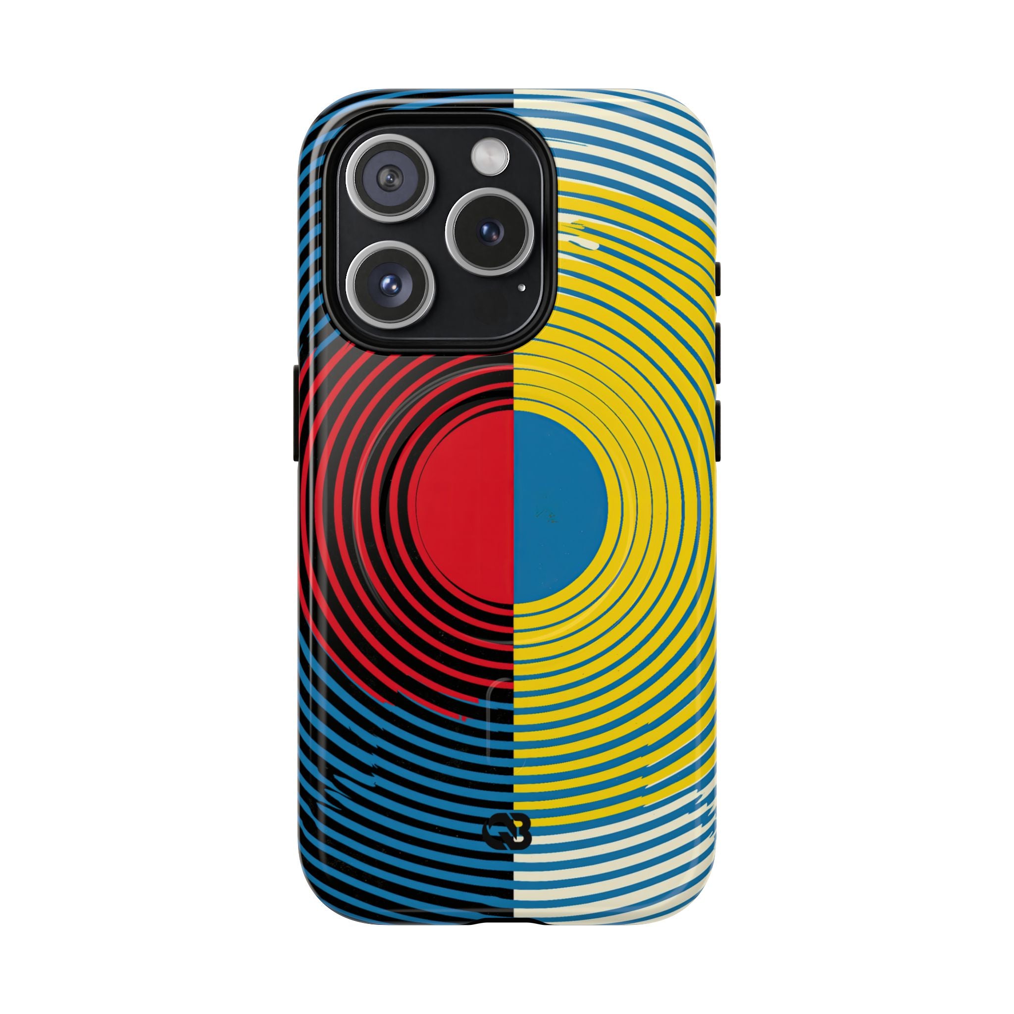 Blue Tough 2.0 Magsafe Phone Case for iPhone - Primary Circuit Orbit