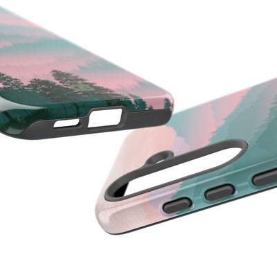 Teal Tough Phone Case for Samsung - Alpine Mist Teal