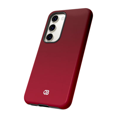 Red Tough Phone Case for Samsung - Crimson Velvet Fade