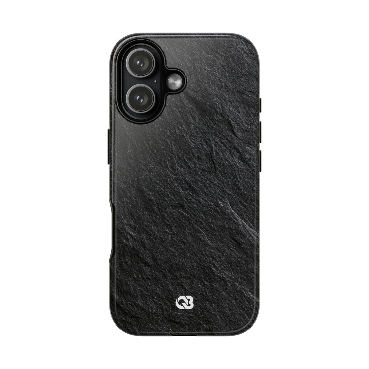 Obsidian Slate · Tough Phone Case for iPhone · Black