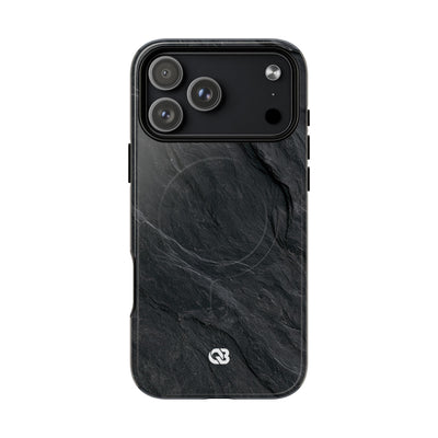 Dark Slate Strata · Tough 2.0 Magnetic Phone Case for iPhone · Black