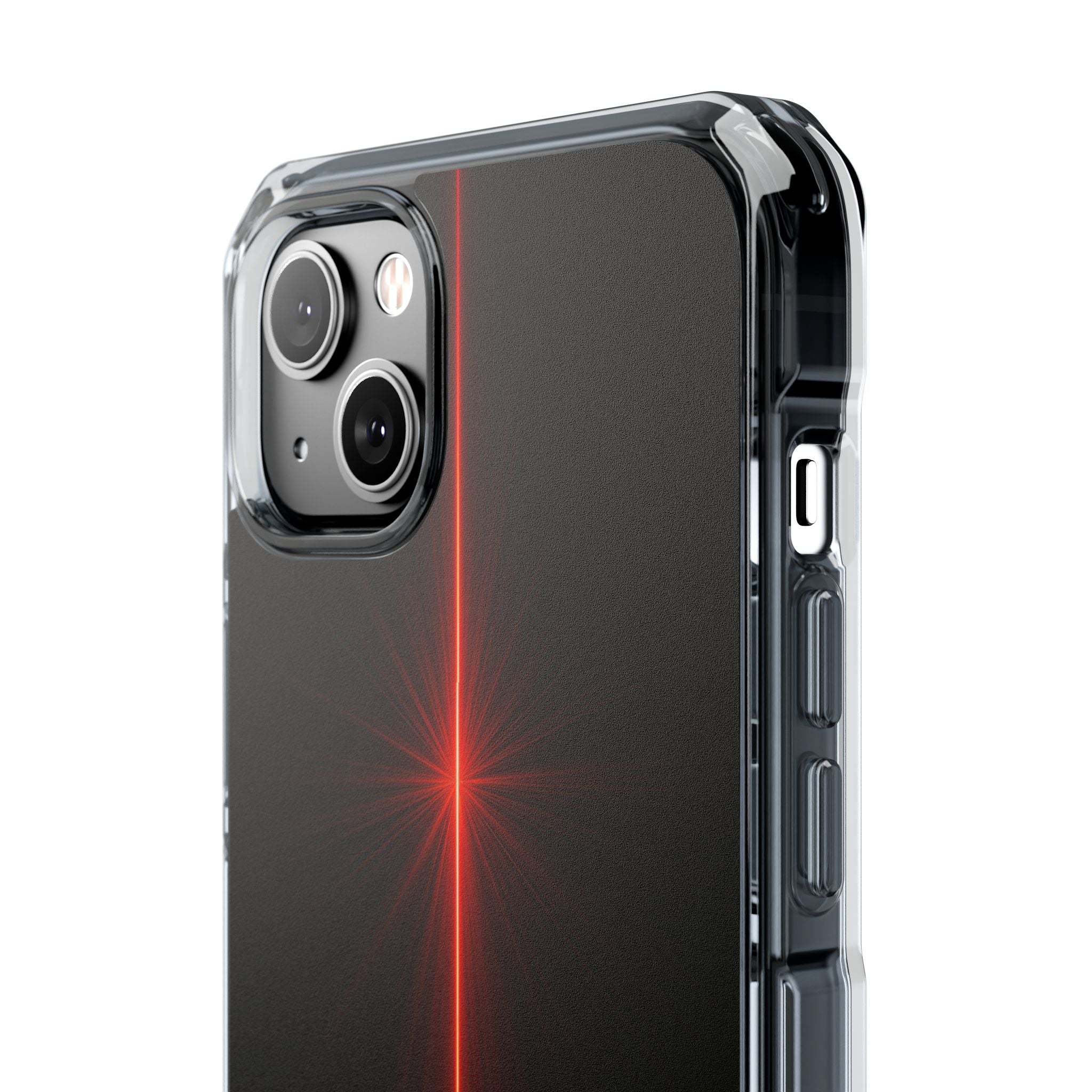 Red Impact MagSafe Phone Case for iPhone - Crimson Flare Vector