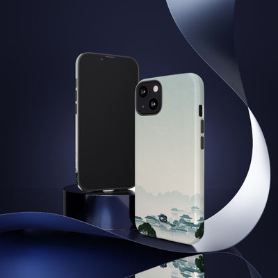 Misty Dynasty Horizon · Tough Phone Case for iPhone · Blue