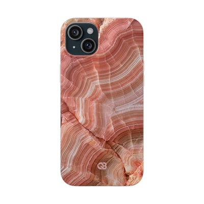 Blushing Rose Strata · Lite Phone Case for iPhone ·  Pink