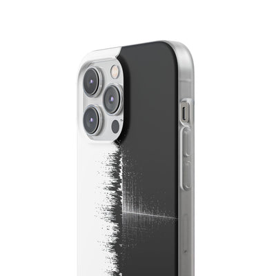 Black Lite Phone Case for iPhone - Static Signal Split
