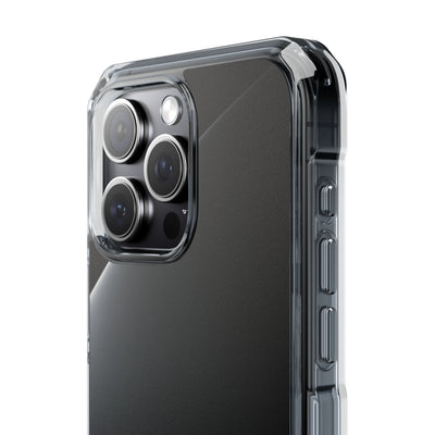 Obsidian Horizon · Clear Impact Magnetic Phone Case for iPhone ·  Black
