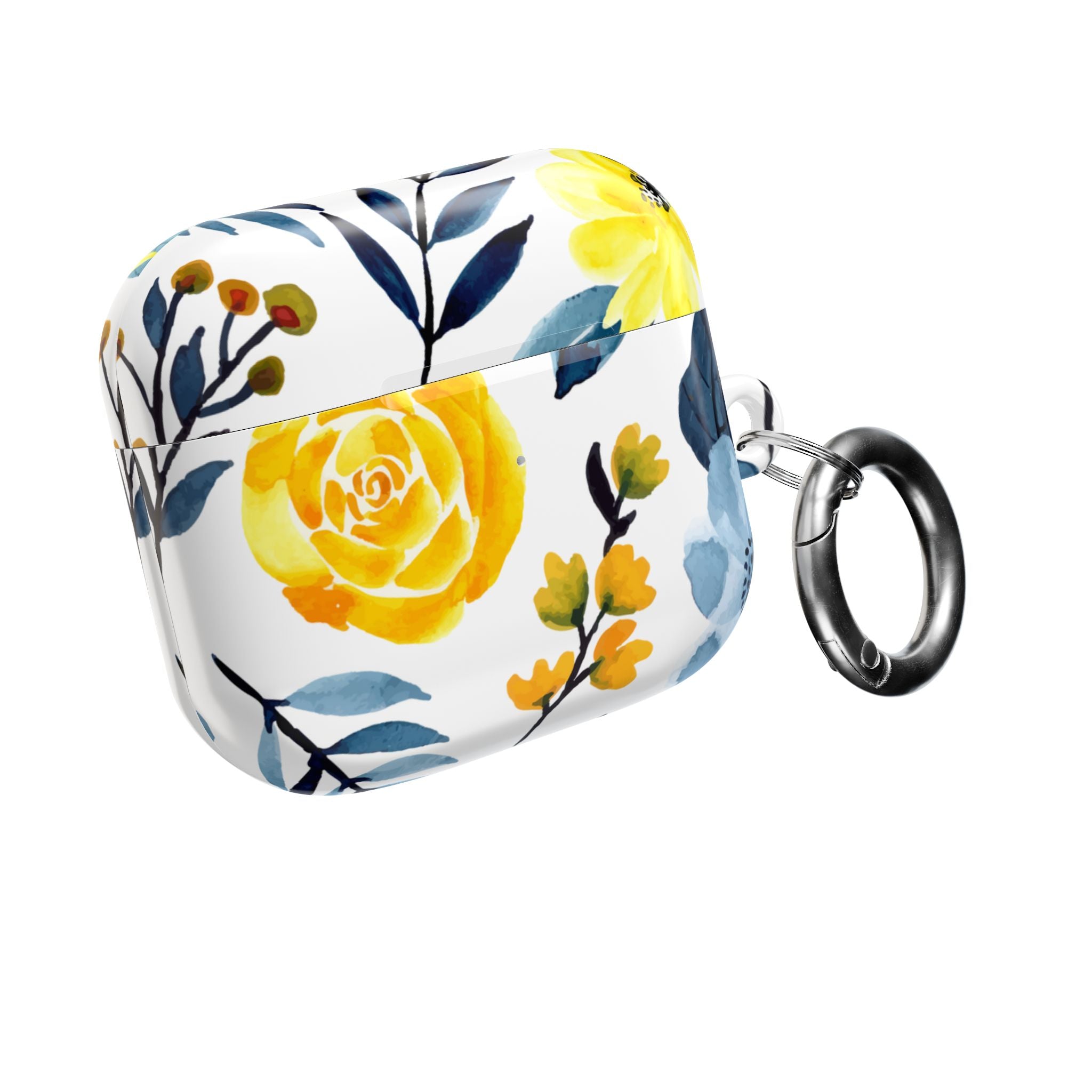Yellow Blue Blossoms - AirPods Cover