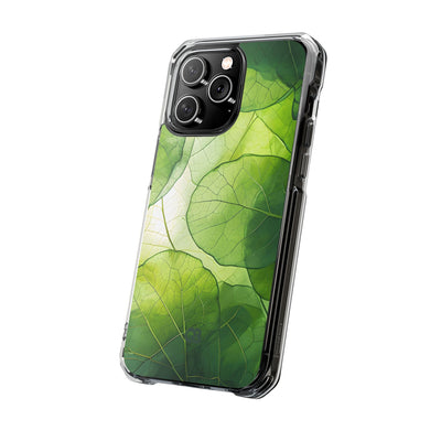 Emerald Leaf Veins · Impact Phone Case for iPhone · Magsafe
