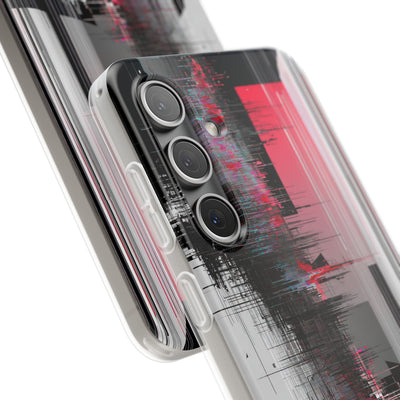 Black Lite Phone Case for Samsung - Crimson Data Leak