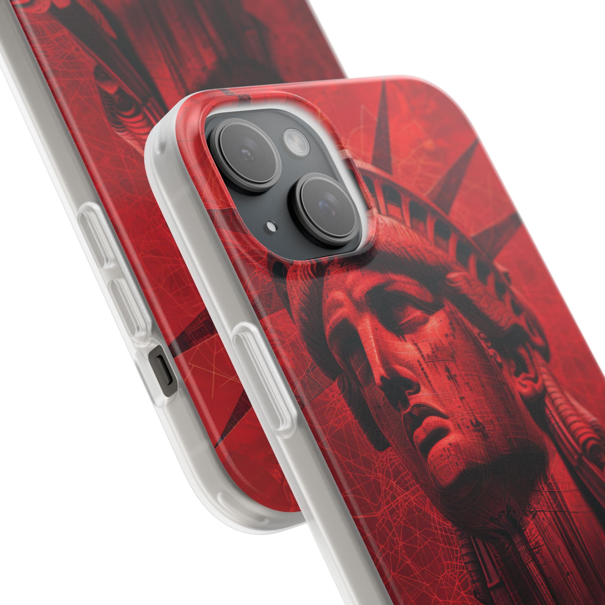Liberty Flame iPhone 15 Plus Cover - Blød