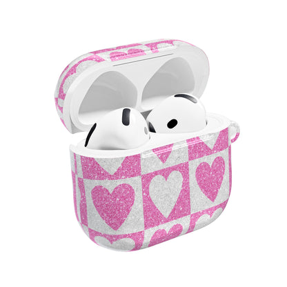 Kimalteleva Heartgrid - AirPods Case