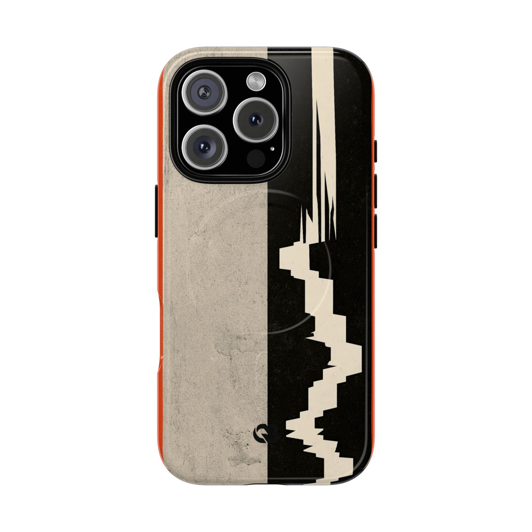 Orange Tough 2.0 Magsafe Phone Case for iPhone - Orange Monolith Rift