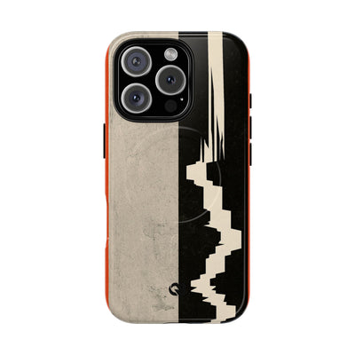 Orange Tough 2.0 Magsafe Phone Case for iPhone - Orange Monolith Rift