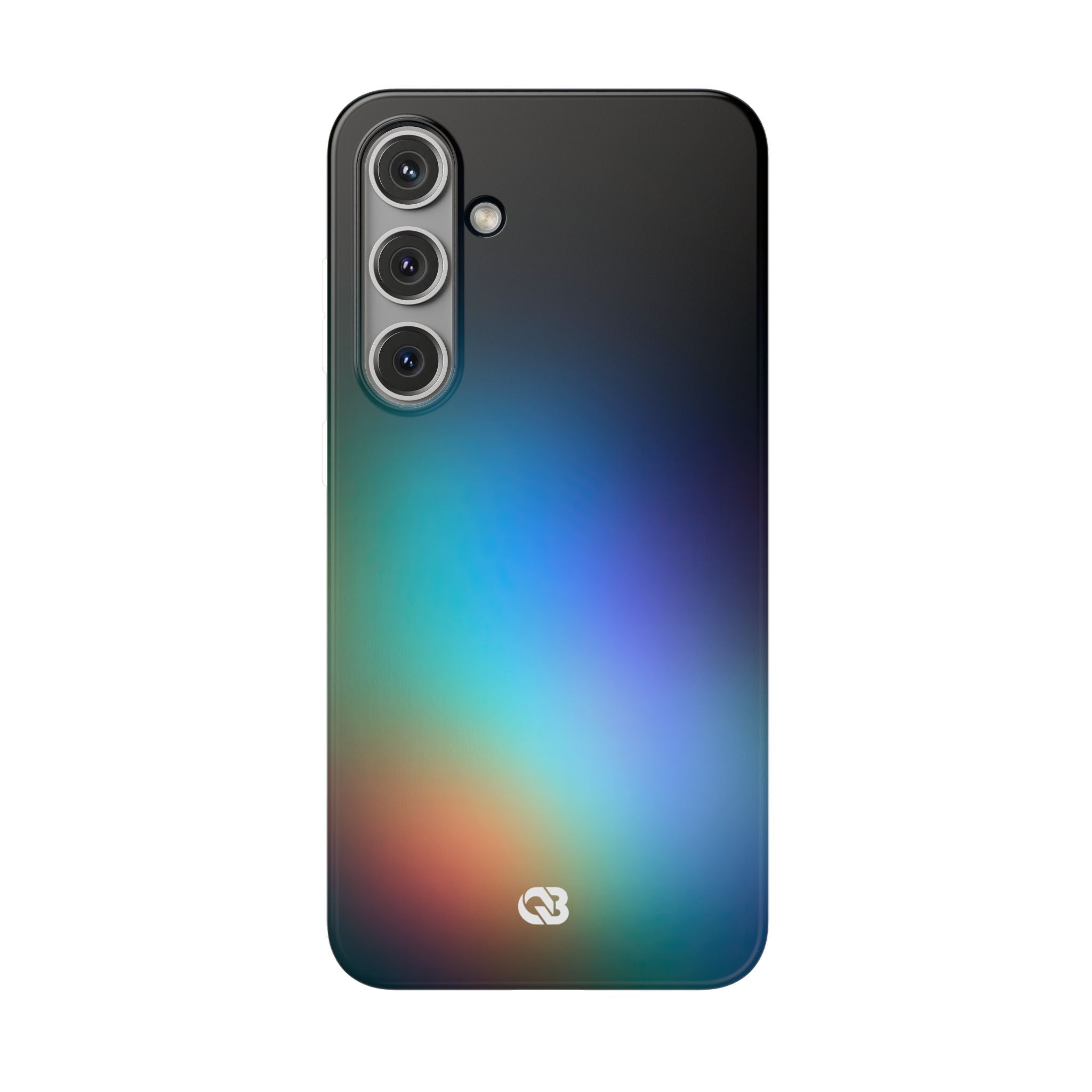 Black Lite Phone Case for Samsung - Electric Prism Grain