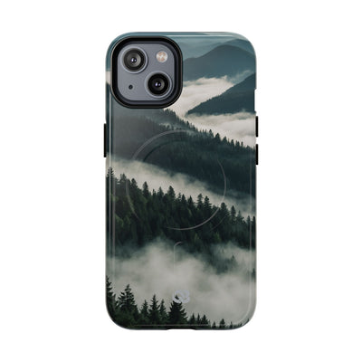 Misty Pine Peaks · Tough+ Phone Case for iPhone · Magsafe