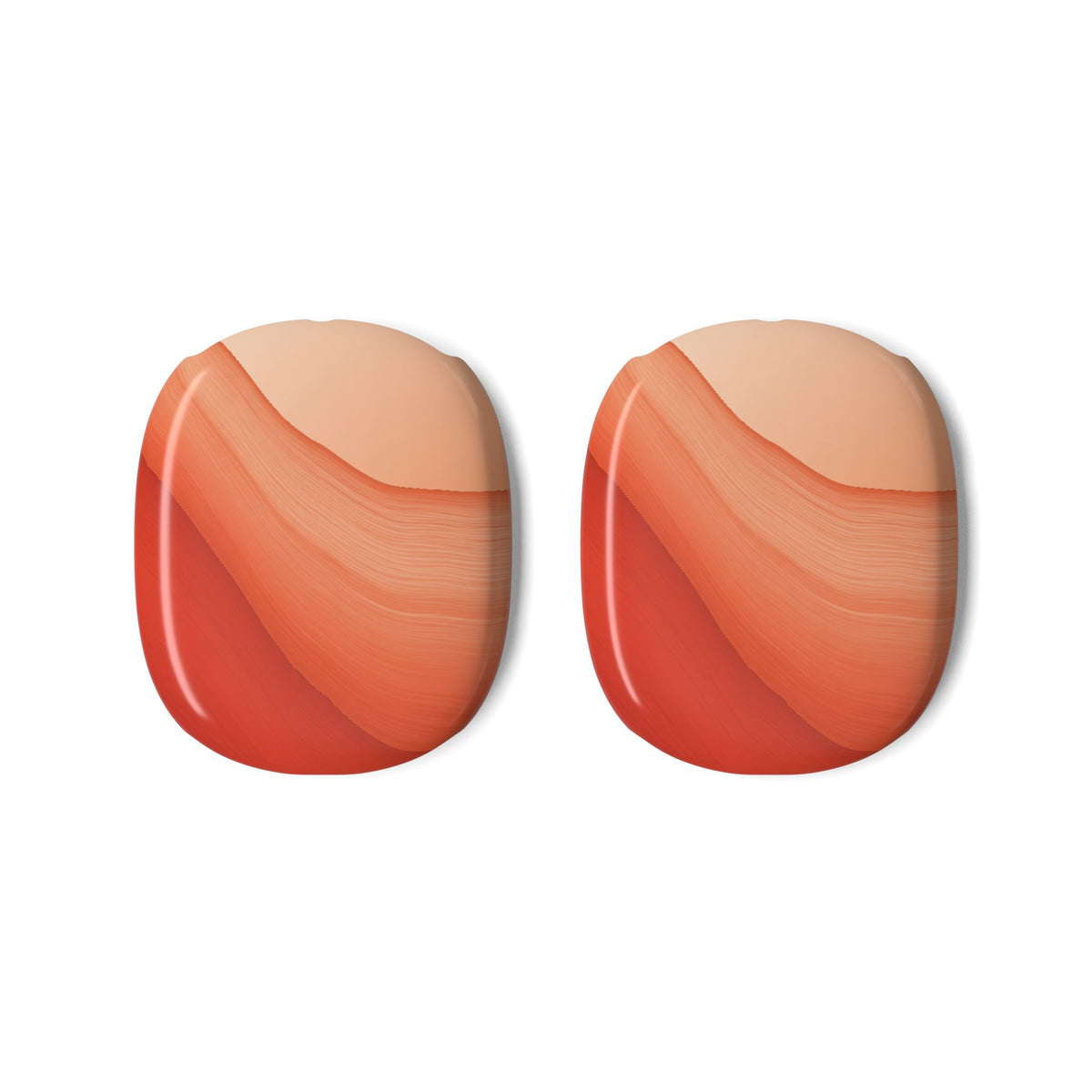 Terracotta Flow · Hard Case for AirPods Max · Orange