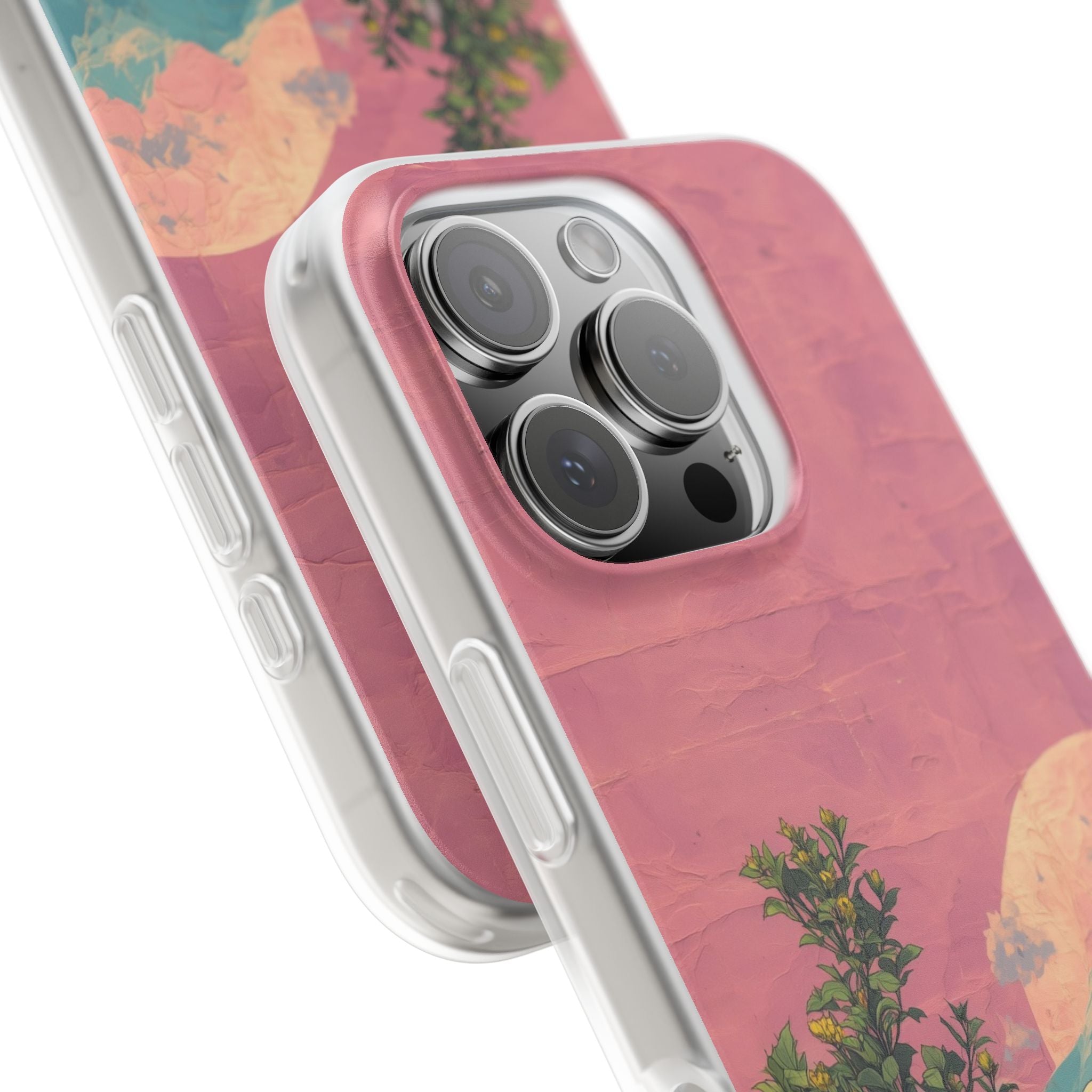 Lunar Pastel Bloom · Soft Phone Case for iPhone