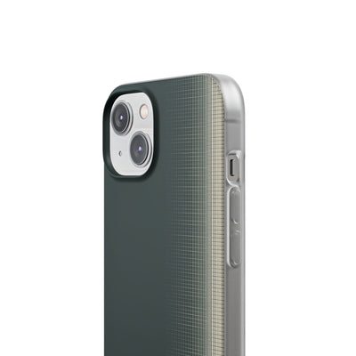 Grey Lite Phone Case for iPhone - Charcoal Tech Grid
