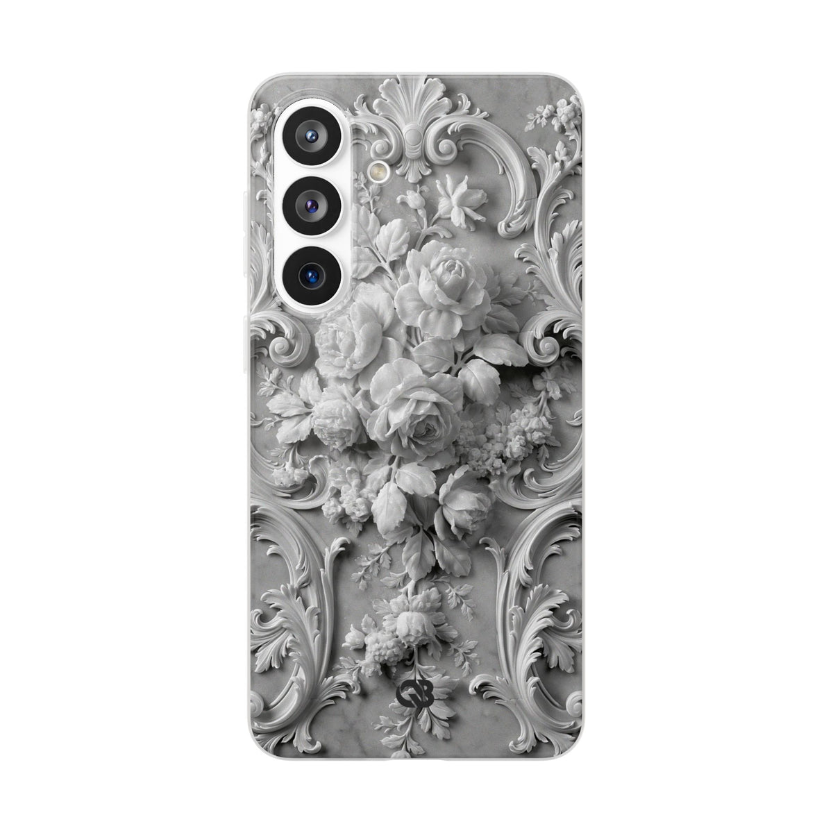 Rococo Marble Rose · Lite Phone Case for Samsung · White